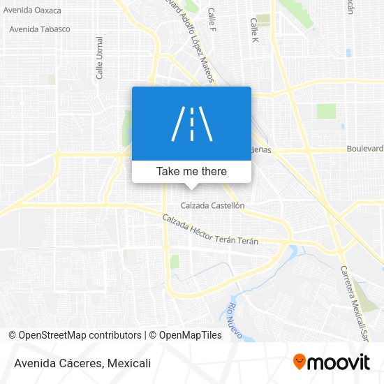 Mapa de Avenida Cáceres