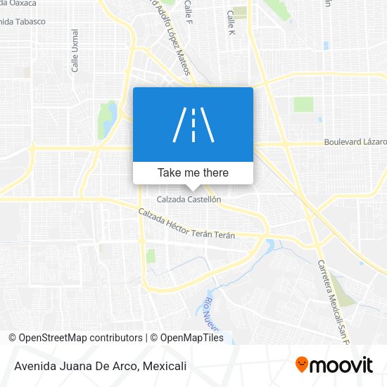 Mapa de Avenida Juana De Arco