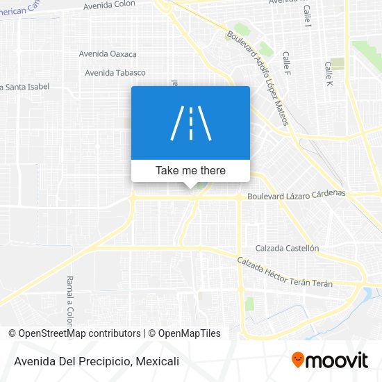 Avenida Del Precipicio map
