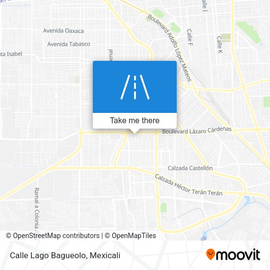 Calle Lago Bagueolo map