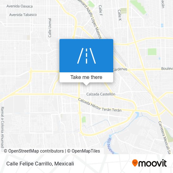 Mapa de Calle Felipe Carrillo