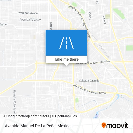Mapa de Avenida Manuel De La Peña