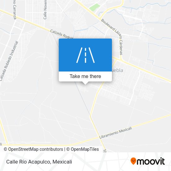 Calle Río Acapulco map