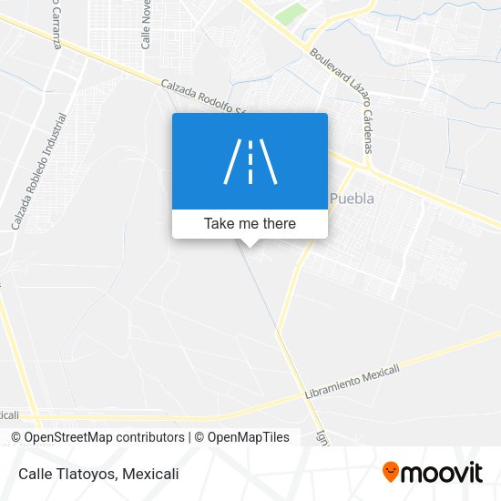 Mapa de Calle Tlatoyos