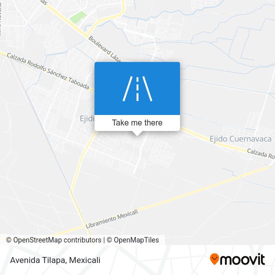 Mapa de Avenida Tilapa