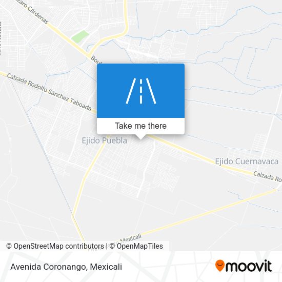 Mapa de Avenida Coronango