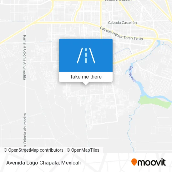 Avenida Lago Chapala map