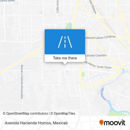 Avenida Hacienda Hornos map