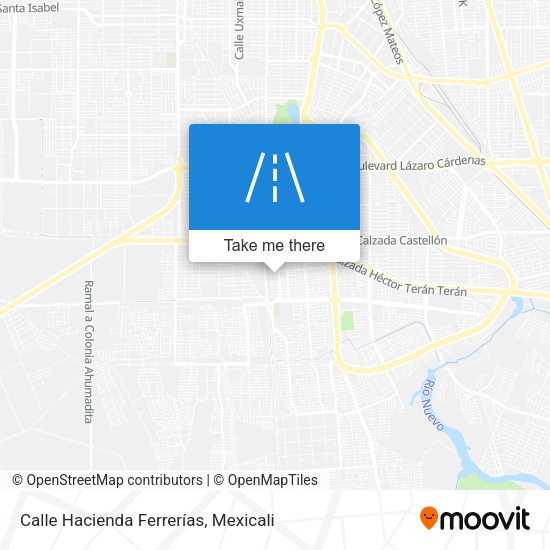 Calle Hacienda Ferrerías map