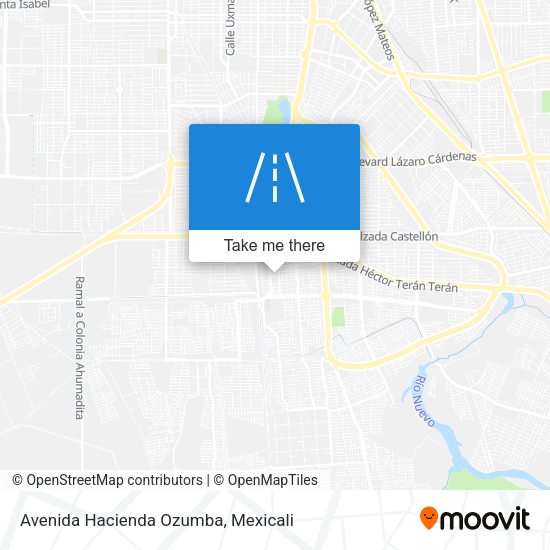 Avenida Hacienda Ozumba map