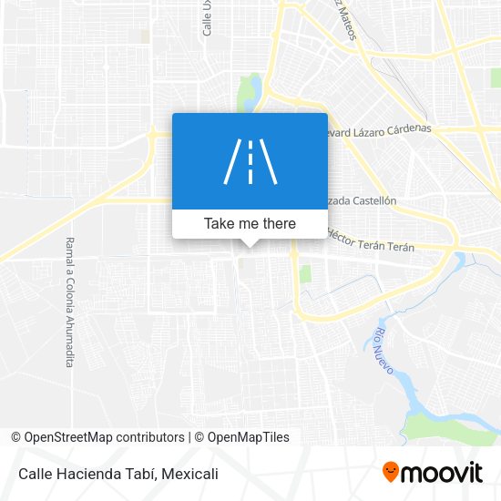 Mapa de Calle Hacienda Tabí