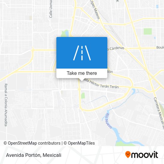 Mapa de Avenida Portón