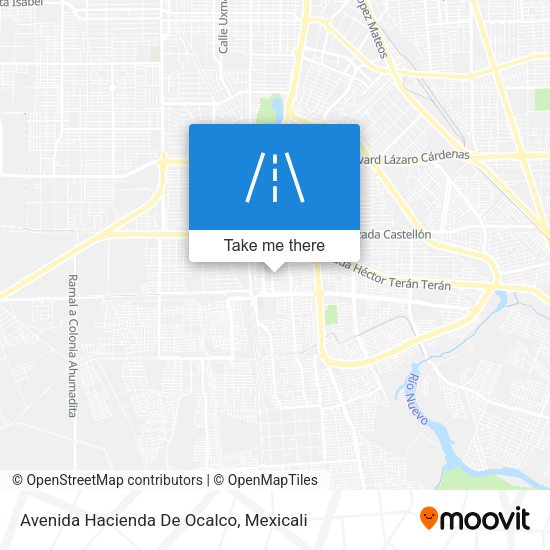 Mapa de Avenida Hacienda De Ocalco
