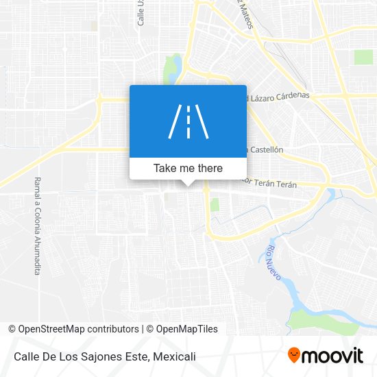 Calle De Los Sajones Este map