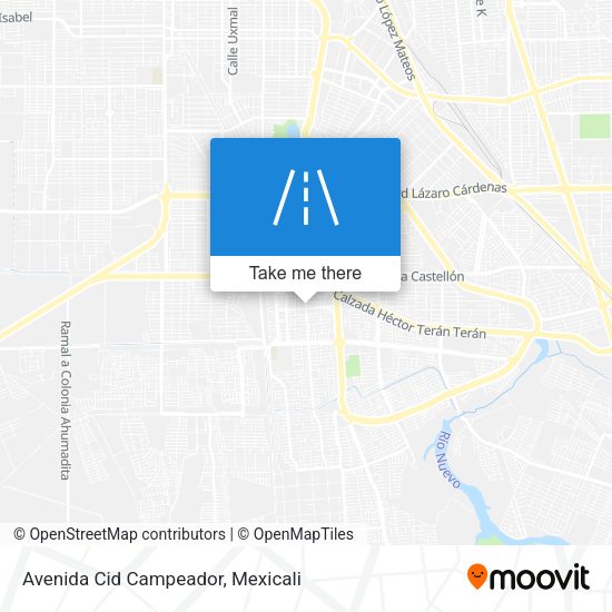 Avenida Cid Campeador map