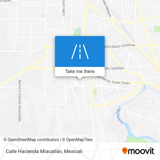 Mapa de Calle Hacienda Miacatlán