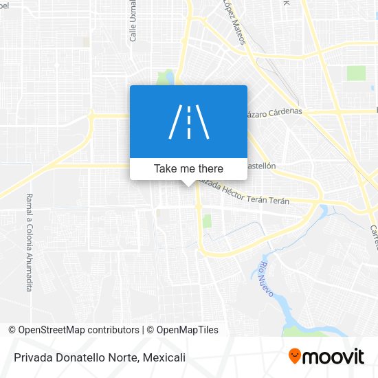 Privada Donatello Norte map