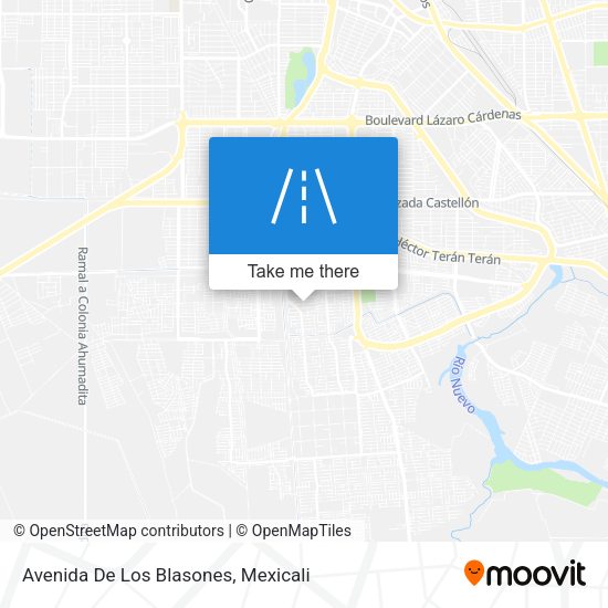 Mapa de Avenida De Los Blasones