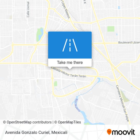 Avenida Gonzalo Curiel map