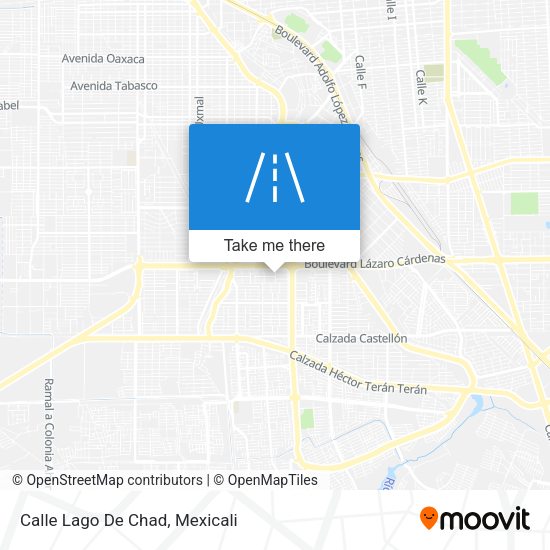 Mapa de Calle Lago De Chad