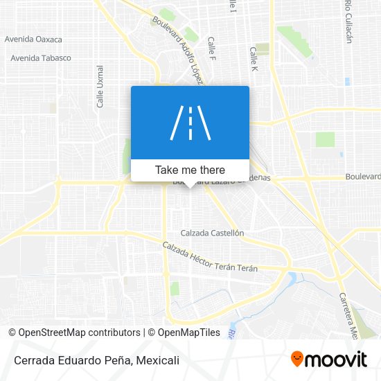 Cerrada Eduardo Peña map