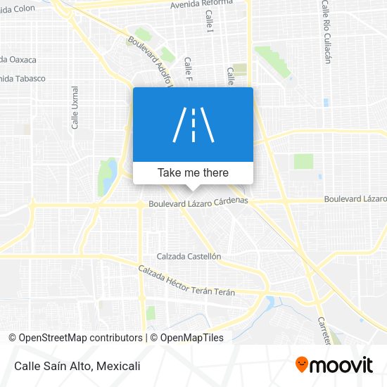 Calle Saín Alto map
