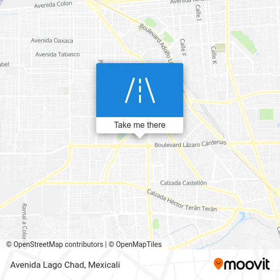 Avenida Lago Chad map