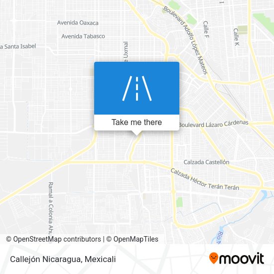 Mapa de Callejón Nicaragua