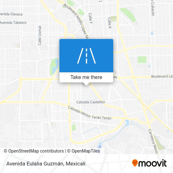 Mapa de Avenida Eulalia Guzmán