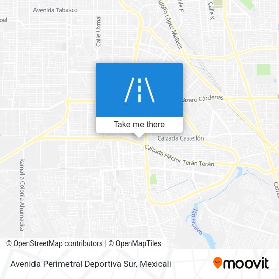 Avenida Perimetral Deportiva Sur map