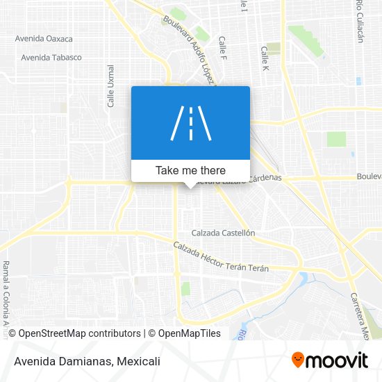 Mapa de Avenida Damianas