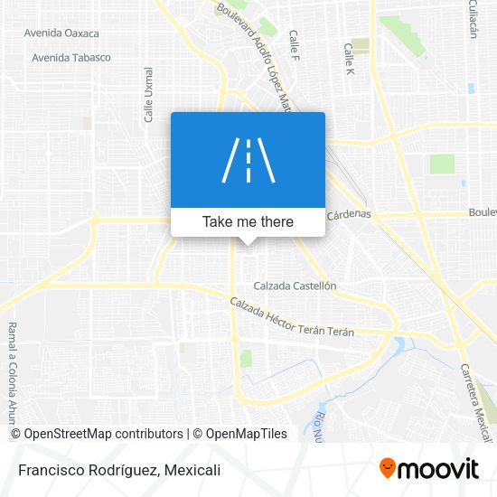 Francisco Rodríguez map