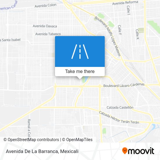 Avenida De La Barranca map