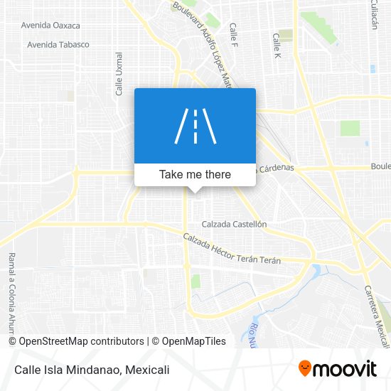 Mapa de Calle Isla Mindanao