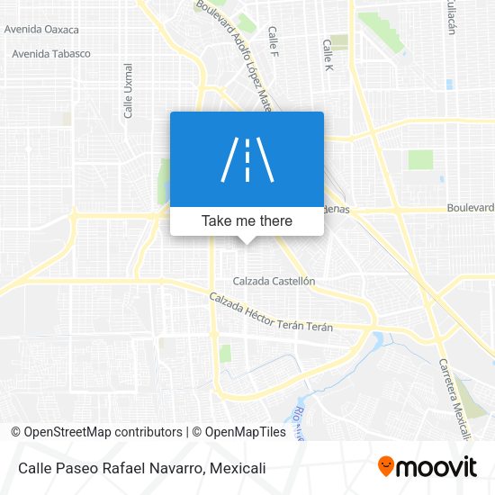 Mapa de Calle Paseo Rafael Navarro