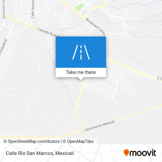Mapa de Calle Río San Marcos