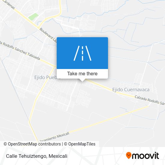 Mapa de Calle Tehuiztengo