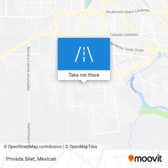Mapa de Privada Silet