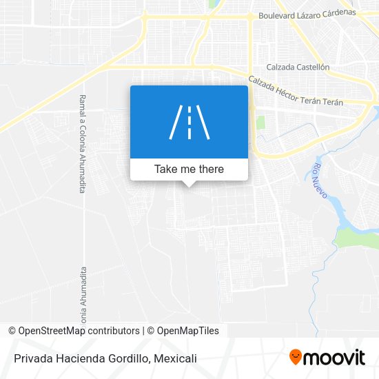 Mapa de Privada Hacienda Gordillo