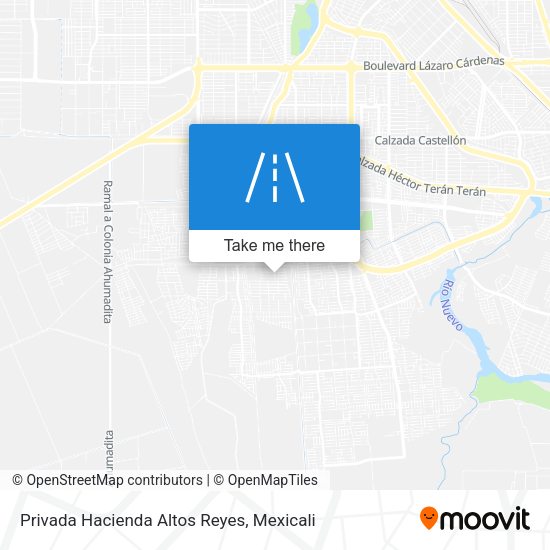 Mapa de Privada Hacienda Altos Reyes