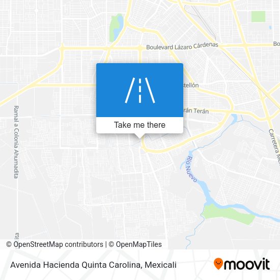 Avenida Hacienda Quinta Carolina map