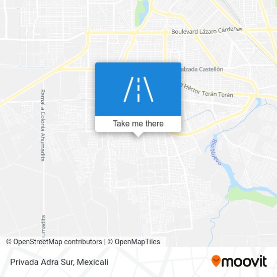 Mapa de Privada Adra Sur