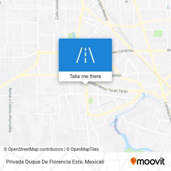 Mapa de Privada Duque De Florencia Este