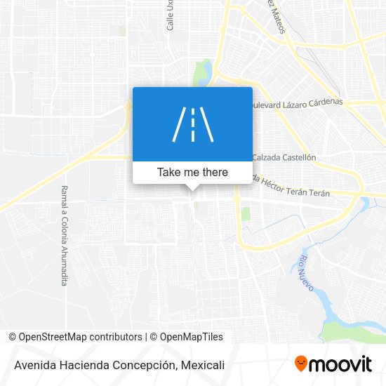 Avenida Hacienda Concepción map