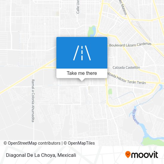 Mapa de Diagonal De La Choya