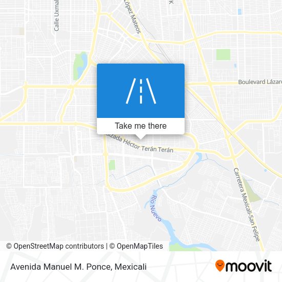 Avenida Manuel M. Ponce map