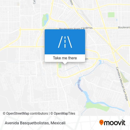 Avenida Basquetbolistas map