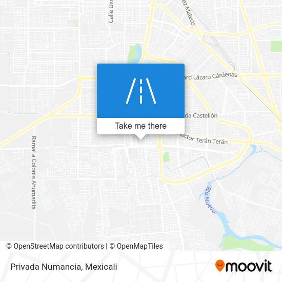 Privada Numancia map