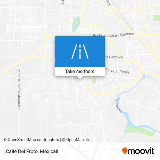 Mapa de Calle Del Fruto