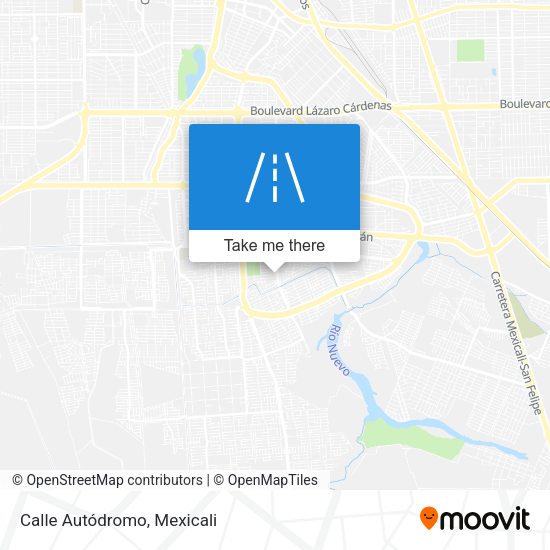 Mapa de Calle Autódromo